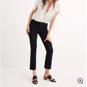 MADEWELL Cali Demi-Boot Jeans in Black Frost